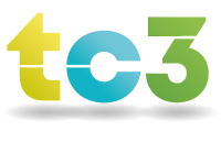 tc3 logo white